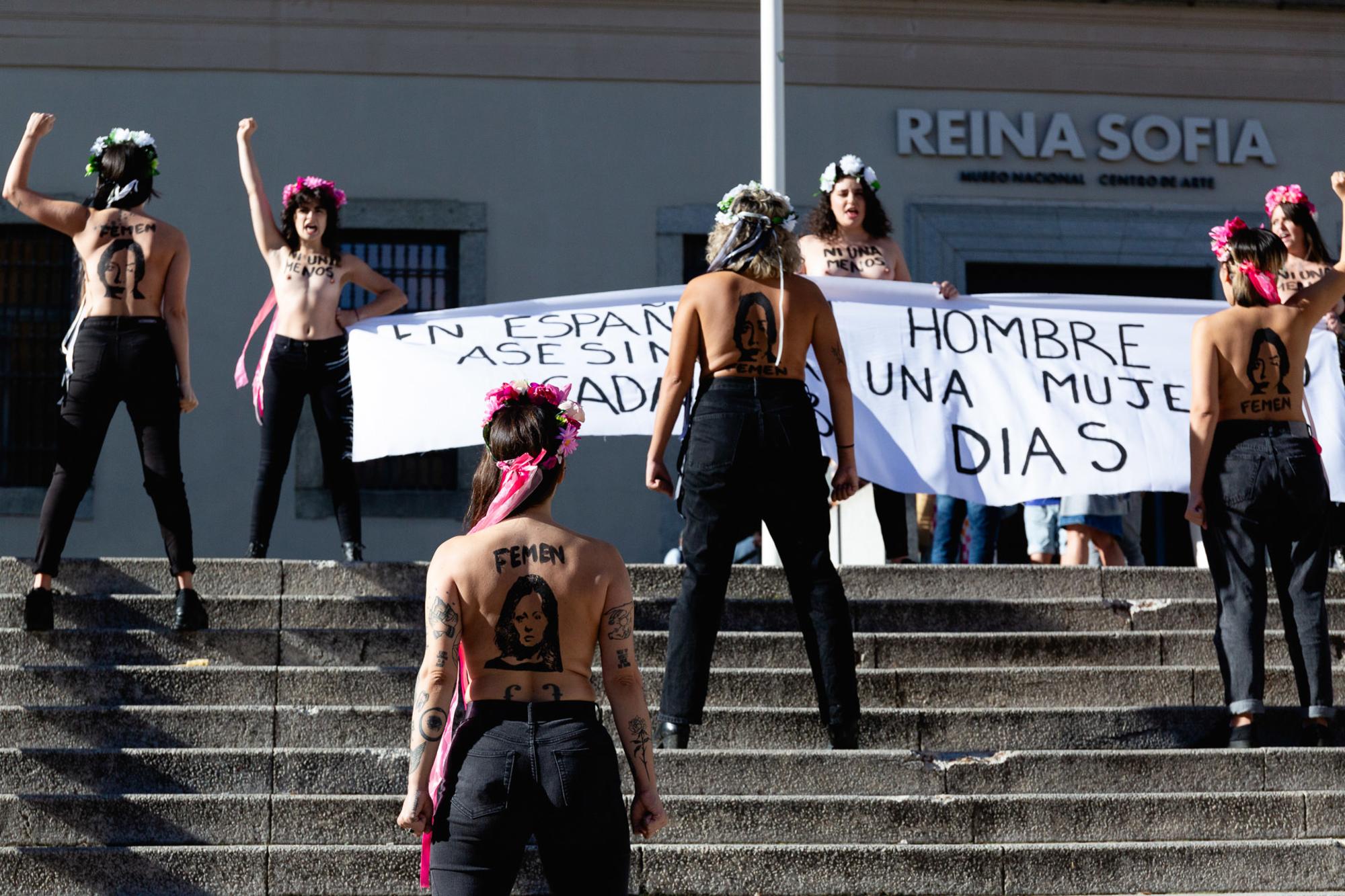 Femen Reina Sofia asesinatos machistas - 3